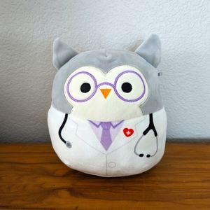 Squishmallows Dr. Hoot The Owl Doctor Approx 8 inches Plush Toy